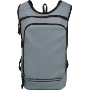 Trails plecak outdorowy, certyfikat GRS, tworzywo RPET, 6,5 l, szary