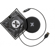 Podróżny podświetlany kabel SCX.design C18, czarny