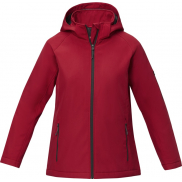 Notus damska ocieplana kurtka softshell, l, czerwony