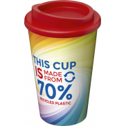 Brite-Americano® Eco izolowany kubek o pojemności 350 ml, czerwony