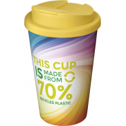 Brite-Americano® Eco szczelny kubek izolowany o pojemności 350 ml, żółty