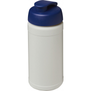 Baseline bidon o pojemności 500 ml z wieczkiem zaciskowym z materiałów z recyklingu, piasek pustyni, niebieski