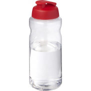 H2O Active® Big Base bidon z wieczkiem zaciskowym o pojemności 1 litra, czerwony