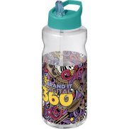 H2O Active® Big Base bidon z dzióbkiem o pojemności 1 litra, niebieski