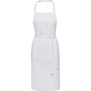 Shara fartuch Aware™ z recyklingu o gramaturze 240 g/m2 , biały