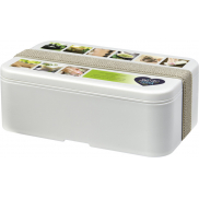 MIYO Renew jednoczęściowy lunchbox, biały, szary