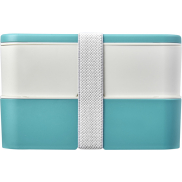 MIYO Renew dwuczęściowy lunchbox, niebieski, biały