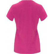 Capri koszulka damska z krótkim rękawem 170 g/m², m, różowy