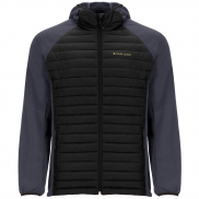 Minsk hybrydowa ocieplana kurtka unisex, m, czarny, szary