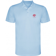 Monzha sportowa koszulka dziecięca polo z krótkim rękawem 150 g/m², 8, niebieski