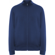 Ulan bluza unisex z zamkiem błyskawicznym na całej długości 280 g/m², m, niebieski