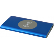 Juice bezprzewodowy powerbank o pojemności 4000 mAh Type-C z aluminium pochodzącego z recyklingu , niebieski