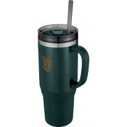 Melbourne kubek ze słomką z certyfikatem RCS 1200 ml, zielony