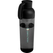 Illuminate butelka na wodę z RPET 600 ml, czarny