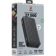 Xtorm FS5271seria Fuel powerbank o pojemności 27 000 mAh i mocy 67 W, czarny