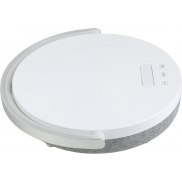 Prixton głośnik Bluetooth® 10 W 4 w 1 ze światłem LED i podstawą do ładowania bezprzewodowego, biały