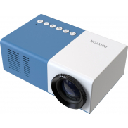 Projektor Prixton Mini Pro Cinema, niebieski, biały