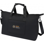 Torba podróżna na laptopa 15,6' Turner z materiałów recyklingowanych GRS, o pojemności 36 l, czarny