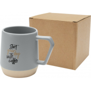 Dolce kubek ceramiczny o pojemności 300 ml z matowym wykończeniem, szary