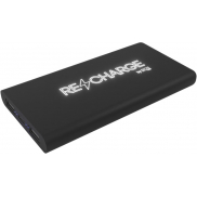 SCX.design P40 podświetlany bezprzewodowy powerbank 10 000 mAh, czarny