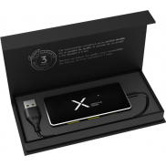 SCX.design H20 koncentrator USB 8 w 1 z podwójnym wejściem i 6 portami, czarny