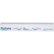 Sticky-Mate® recycled sticky notes with printed 30 cm ruler, 50 stron, biały