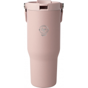 Kubek Bronx o pojemności 900 ml, z izolacją próżniową, wykonany ze recyklingowanej stali nierdzewnej z certyfikatem RCS i z m, r