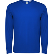 Estoril long sleeve kids t-shirt 125 g/m², 8, niebieski