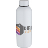 Spring jednościenna butelka na wodę o pojemności 750 ml do nadruku sublimacyjnego, wykonana ze stali nierdzewnej z recyklingu, b