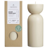 Originalhome świeca organiczna — średnia, biały