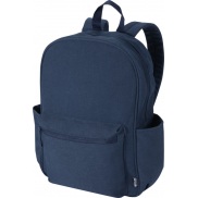 Recanvas miejski plecak na 15,6-calowego laptopa o pojemności 16 l z recyklingu z certyfikatem GRS, niebieski