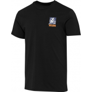 Azurite organiczna koszulka unisex o gramaturze 160 g/m² z krótkim rękawem i certyfikatem OCS, xl, czarny