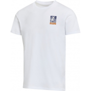 Balfour organiczna koszulka unisex o gramaturze 200 g/m² z krótkim rękawem i certyfikatem OCS, xl, biały