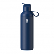 Bidon Ocean Bottle Peak GO 710 ml z recyklingowanej stali nierdzewnej, niebieski