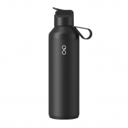 Bidon Ocean Bottle Peak GO 710 ml z recyklingowanej stali nierdzewnej, czarny
