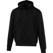 Boris 280 g/m2 bluza z kapturem unisex z bawełny organicznej z certyfikatem OCS w stylu oversize, xs, czarny