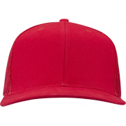 Drift Snapback 260 g/m2 czapka z 6 panelami, czerwony
