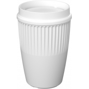 Cirrus POP kubek o pojemności 350 ml z pokrywką 360°, biały