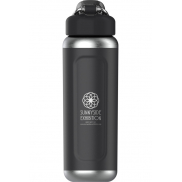 Termoizolowany bidon na wodę Stanley Classic Wellspring 710 ml wykonany z recyklingowanej stali nierdzewnej, czarny