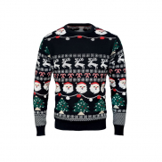 Świąteczny sweter LED S/M