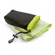 Ręcznik sportowy w etui - zielony