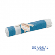 Ręcznik SEAQUAL®hammam 100x170 - turkusowy