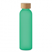 Butelka z matowego szkła500 ml - przezroczysty zielony