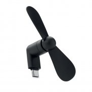 Przenośny wentylator USB - czarny