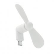 Przenośny wentylator USB - biały