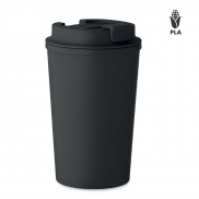 Kubek dwuścienny 350ml - czarny