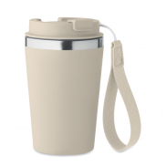 Kubek dwuścienny 350 ml - beżowy