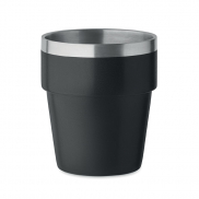 Kubek dwuścienny 250 ml - czarny
