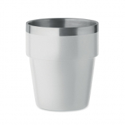 Kubek dwuścienny 250 ml - biały