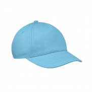 Czapka dla dzieci 5 paneli. - baby blue